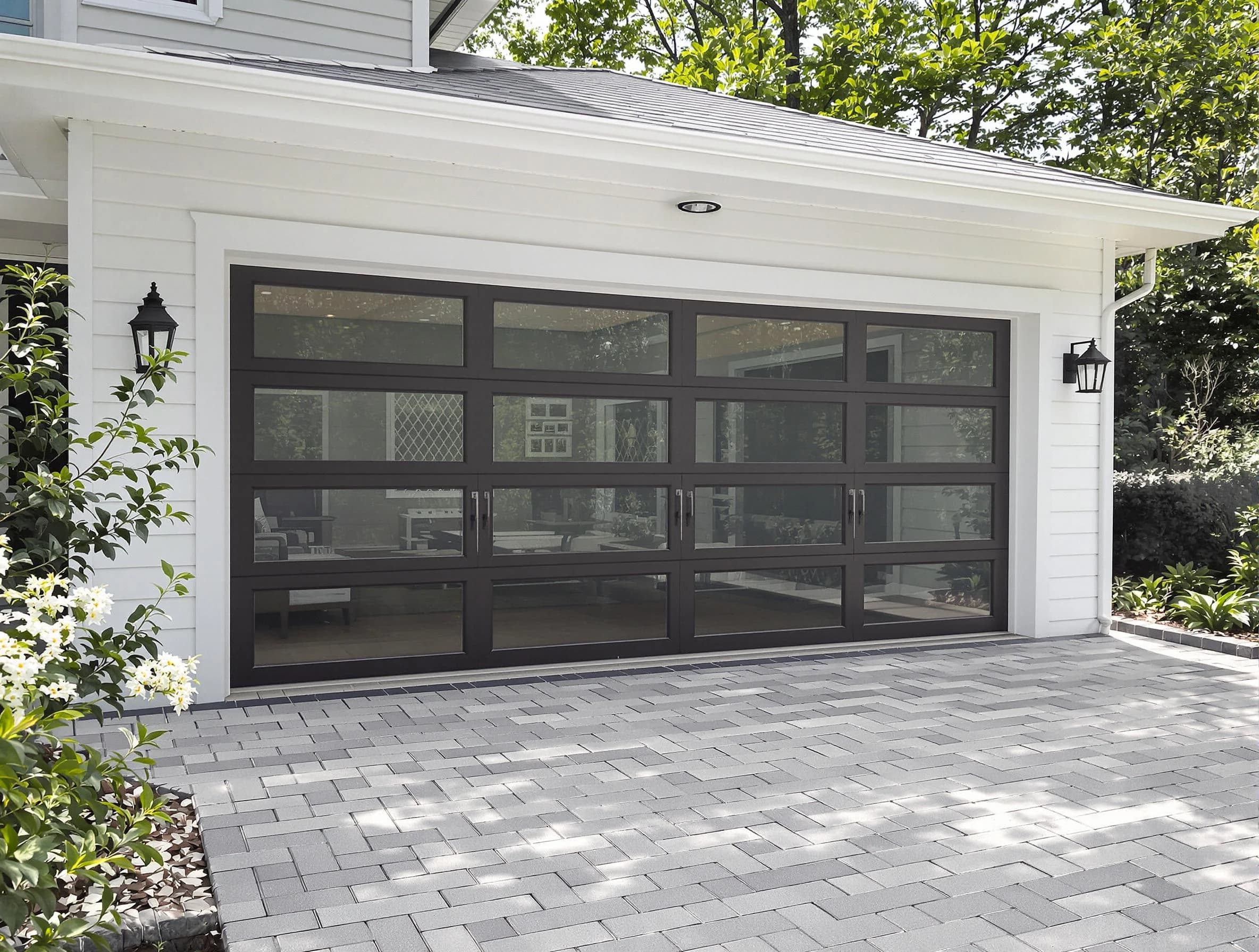 Shaw Heights Garage Door Repair design specialist presenting custom garage door options to Shaw Heights homeowner