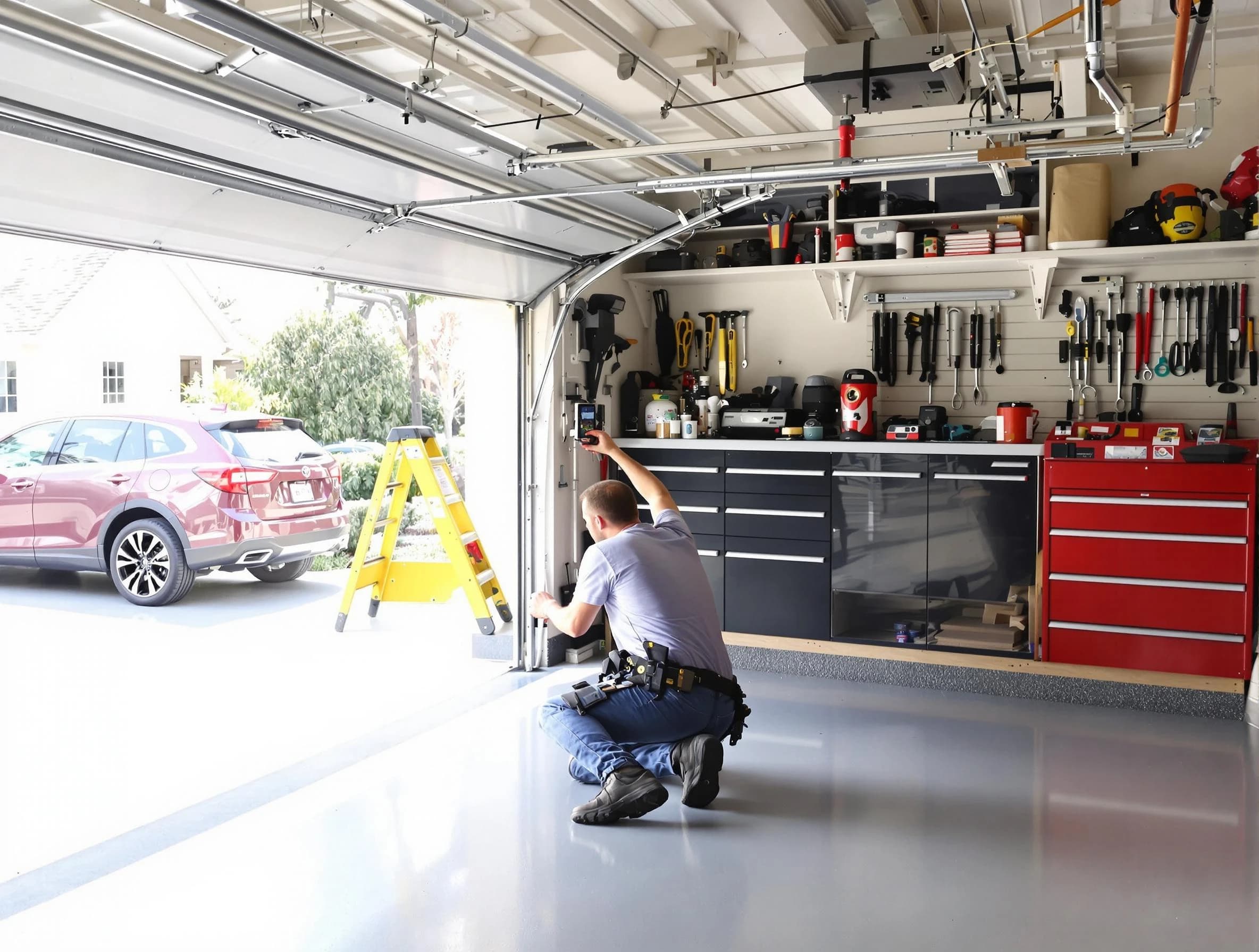 Local garage door repair service by Shaw Heights Garage Door Repair in Shaw Heights