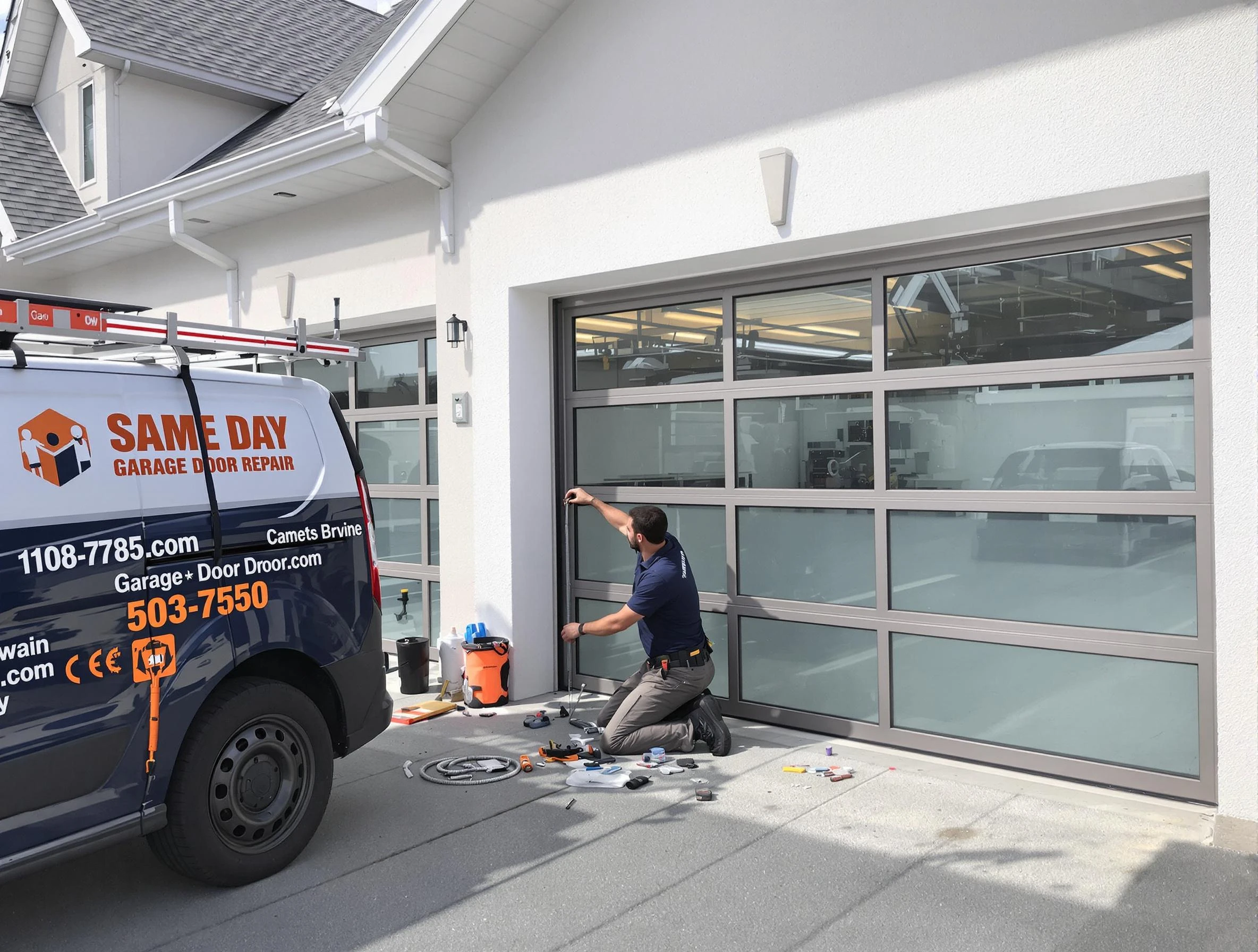 Same-day garage door repair service by Shaw Heights Garage Door Repair in Shaw Heights